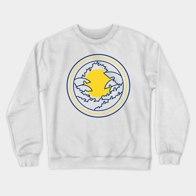 Moonlight Crewneck Sweatshirt by Artthree Studio